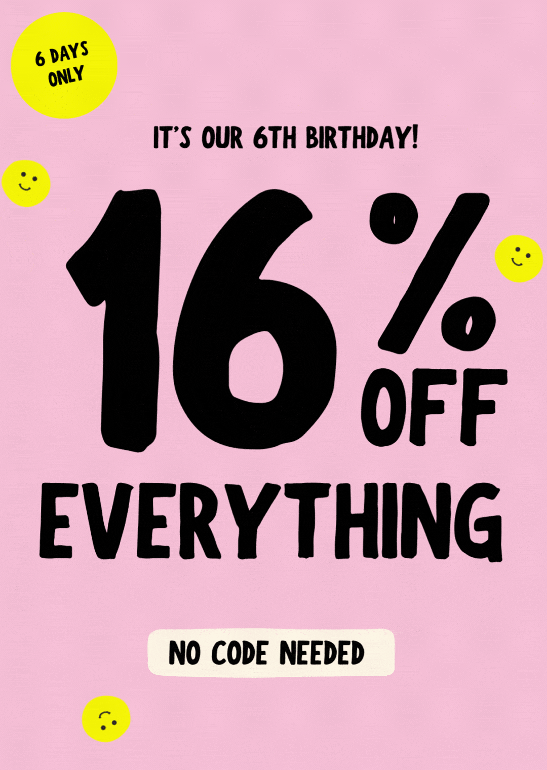 It's our 6th Birthday! Enjoy 16% Storewide🎉 - Paws Circle